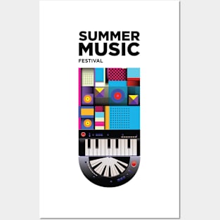 Summer Music Festival Posters and Art